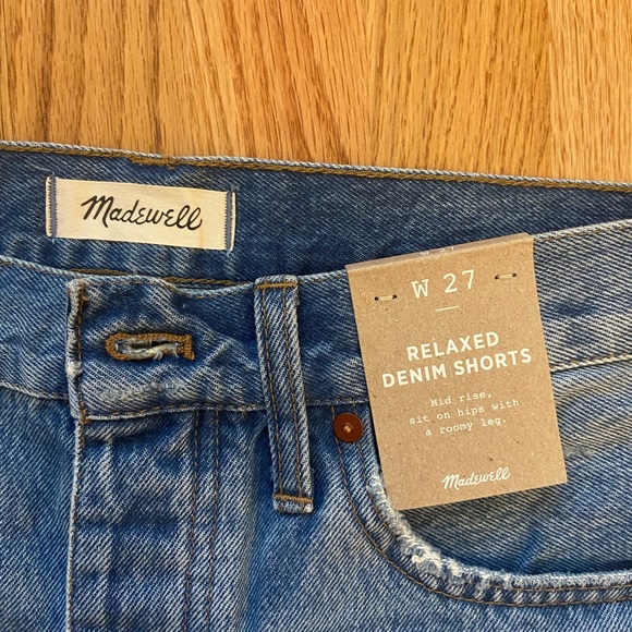 NWT Madewell Jean Shorts - Picture 2 of 4